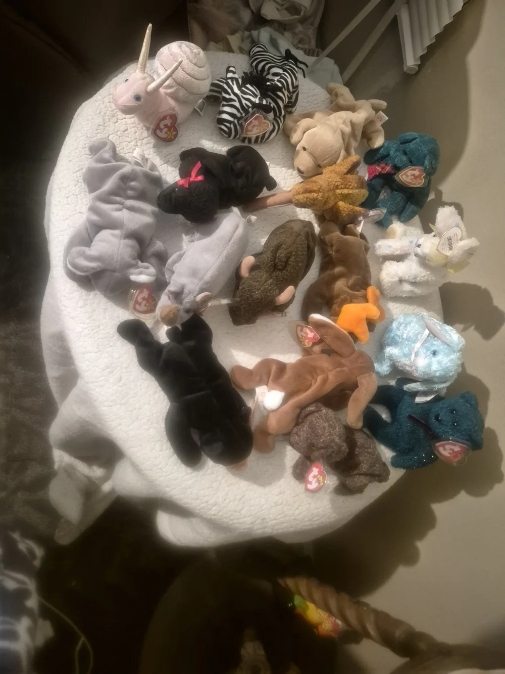 TY Beanie Babies Plush Toy Collection - Assorted Animals All With Tags Attached
